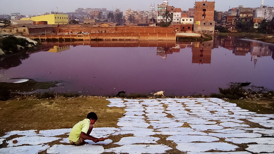 River Savar Textile production